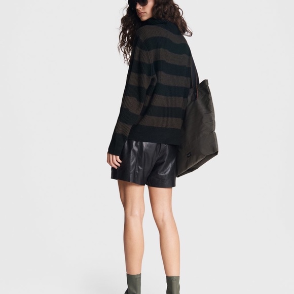 Pierce Cashmere Wide Striped Turtleneck Sweater from Rag&Bone - Picture 5 of 13